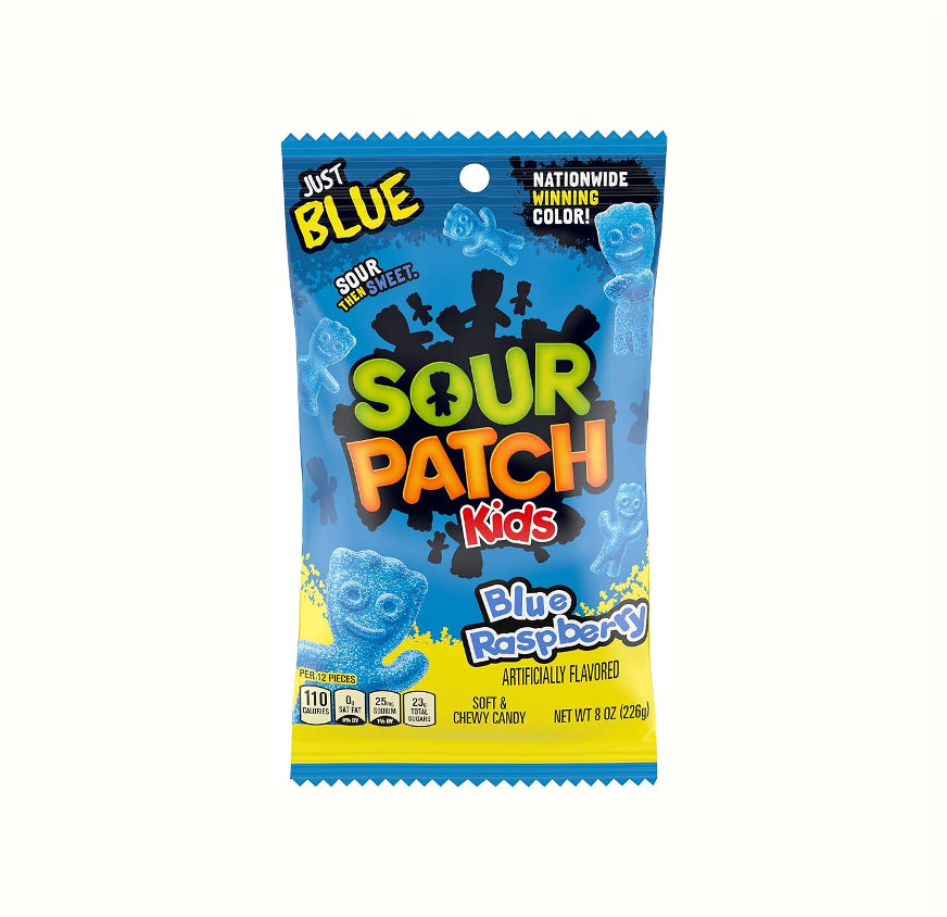 SOUR PATCH BL RSPBRY 8OZ BAG