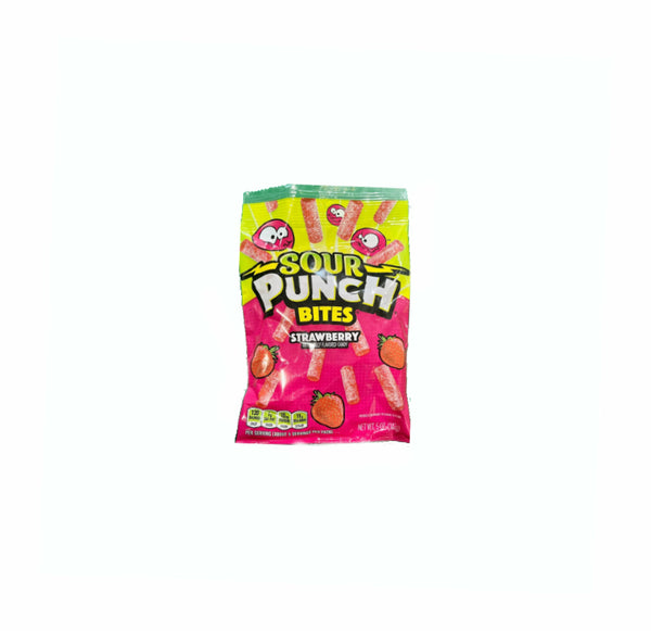 SOUR PUNCH BAG BITES STRAWBERR