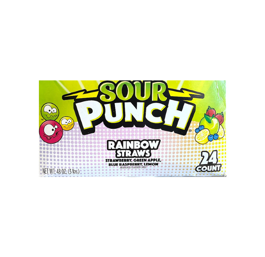 SOUR PUNCH RAINBOW 24CT