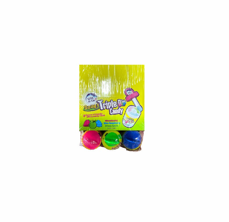 SOUR TRIPPLE DIP  CANDY 12CT