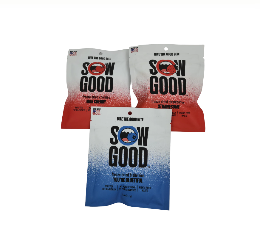 SOW GOOD FREEZE DRIED 3OZ BAGS