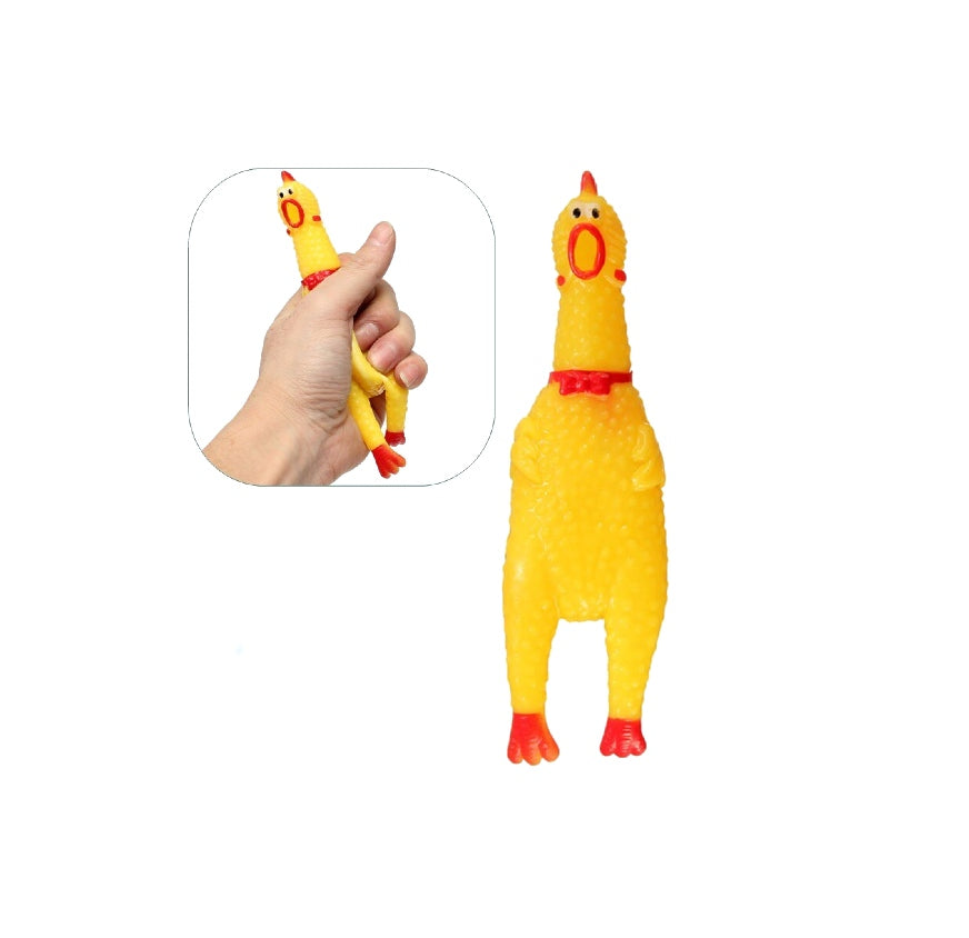 SQUEEZE ME CHICKEN TOYS YELLOW
