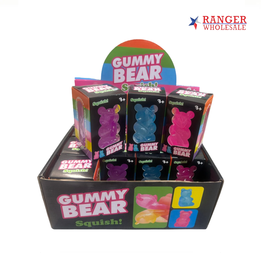 SQUISHY GUMMY BEAR 12CT