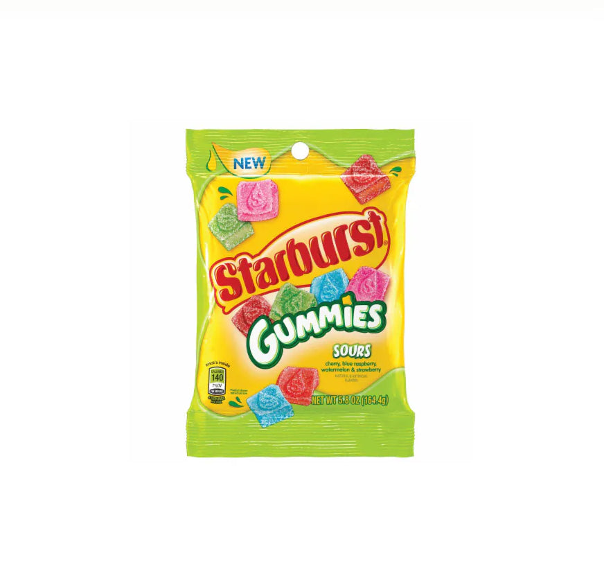 STARBURST GUMMI SOURS 5.8oz