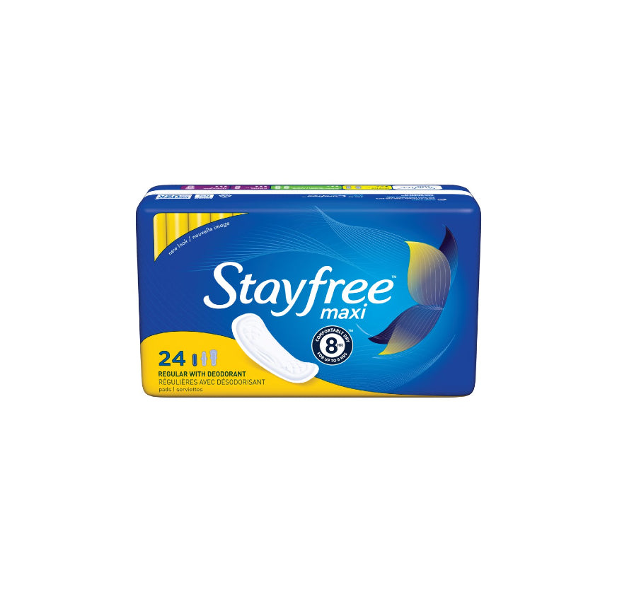 STAYFREE MAXI 24CT REGULAR