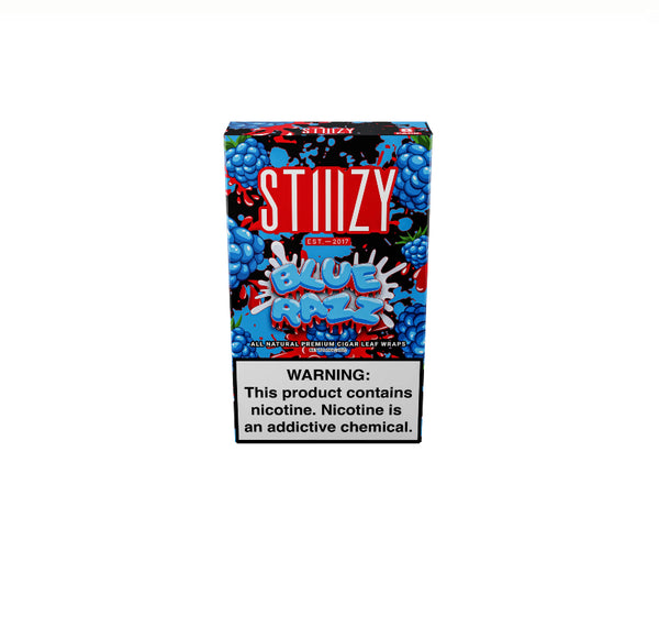 STIIIZY WRAPS 5/8PK BLUE RAZZ