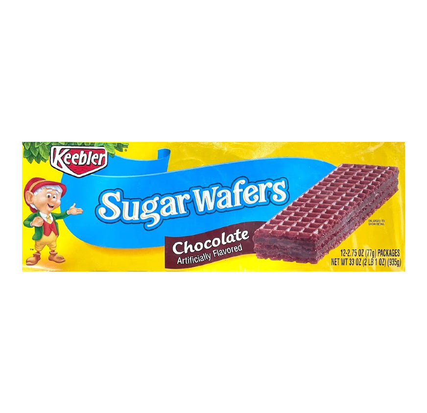 SUGAR WAFERS CHOCOLATE 12CT