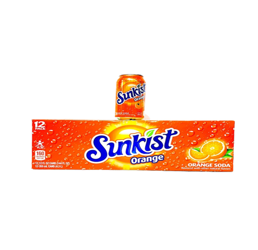 SUNKIST ORANGE 12PK CAN /2CT