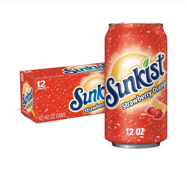 SUNKIST STRAW ORANGE 12PK/ 2CT