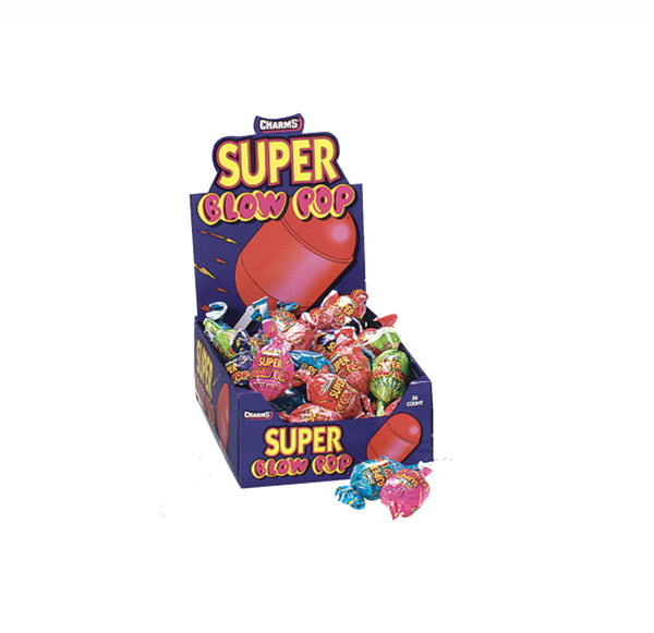 SUPER CHARMS BLOW POP 48CT