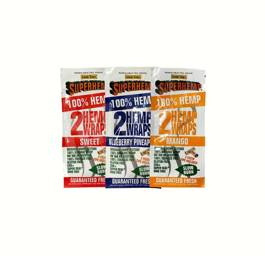 SUPERHEMP WRAPS 2/25CT