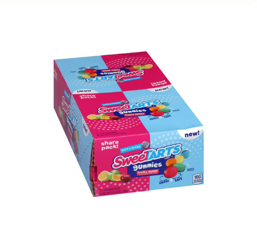SWEETARTS GUMMIES FRUITY3/12CT