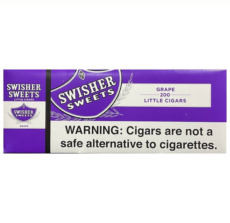 SWISHER LIT CIGAR GRAPE 10PK