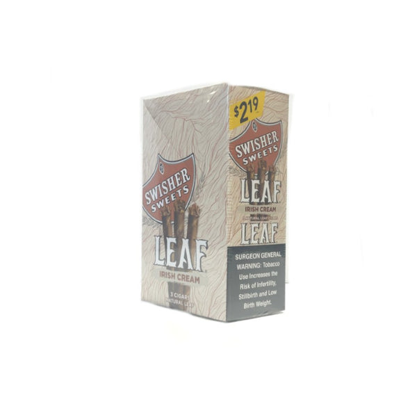 SWISHER LEAF $2.19 IRISH CREAM