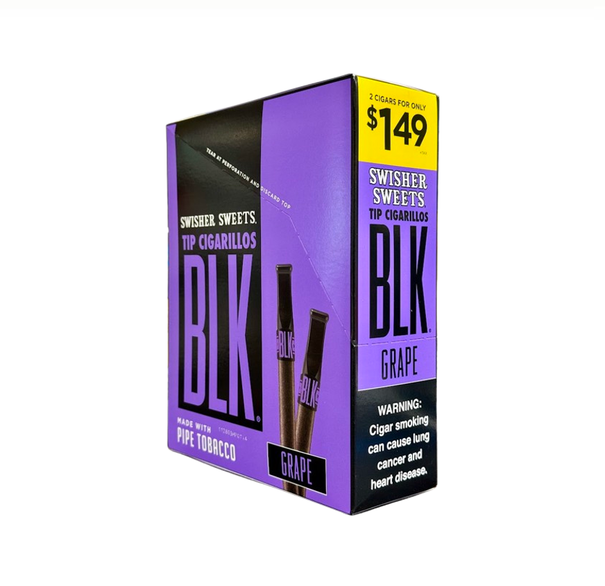 SWISHER BLK GRAPE 2/1.49 15CT