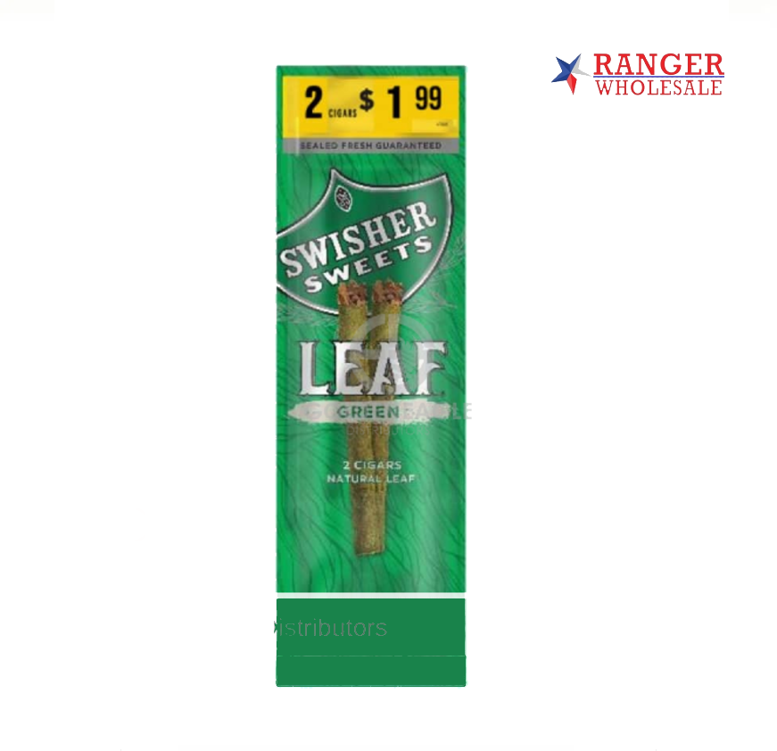 SWISHER LEAF $1.99/15PK GREEN