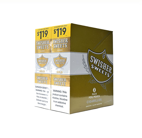 SWISHER $1.19/30CT GOLD