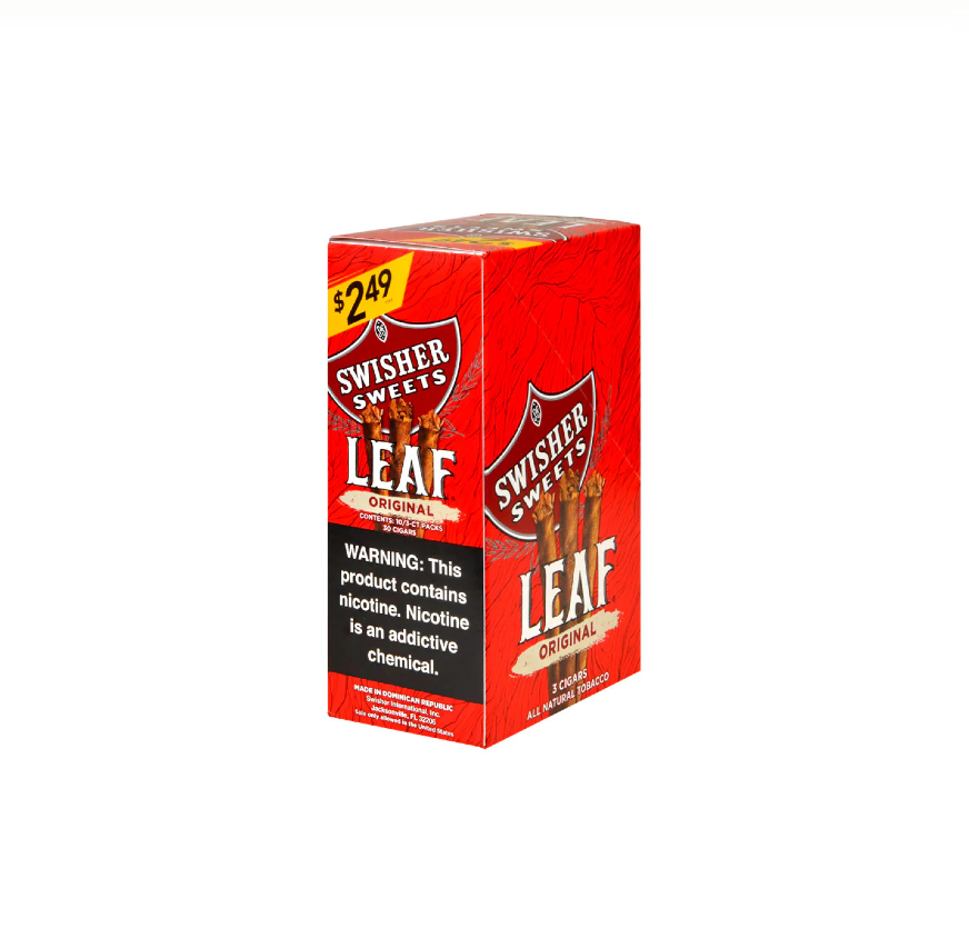 SWISHER LEAF $2.49 ORIGINAL