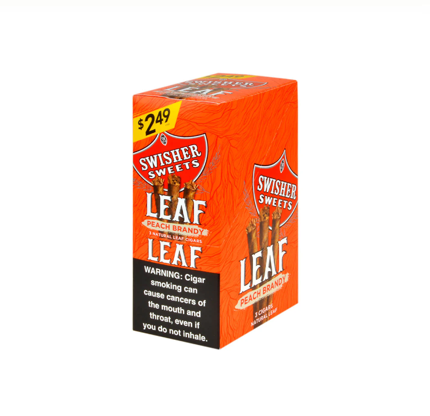 SWISHER LEAF $2.49PEACH BRANDY