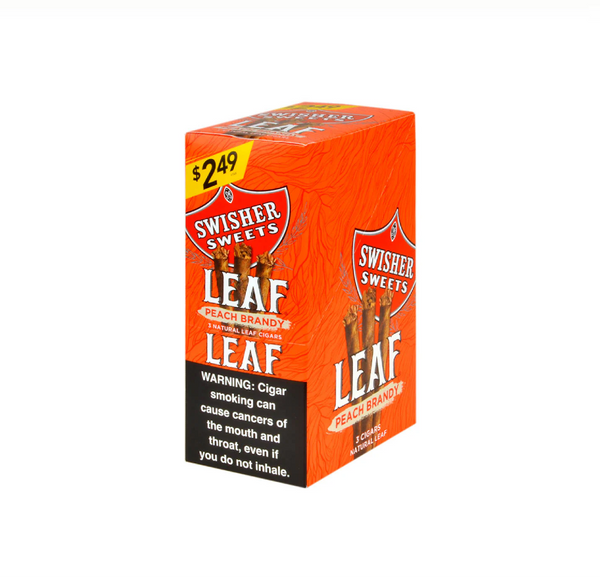SWISHER LEAF $2.49PEACH BRANDY