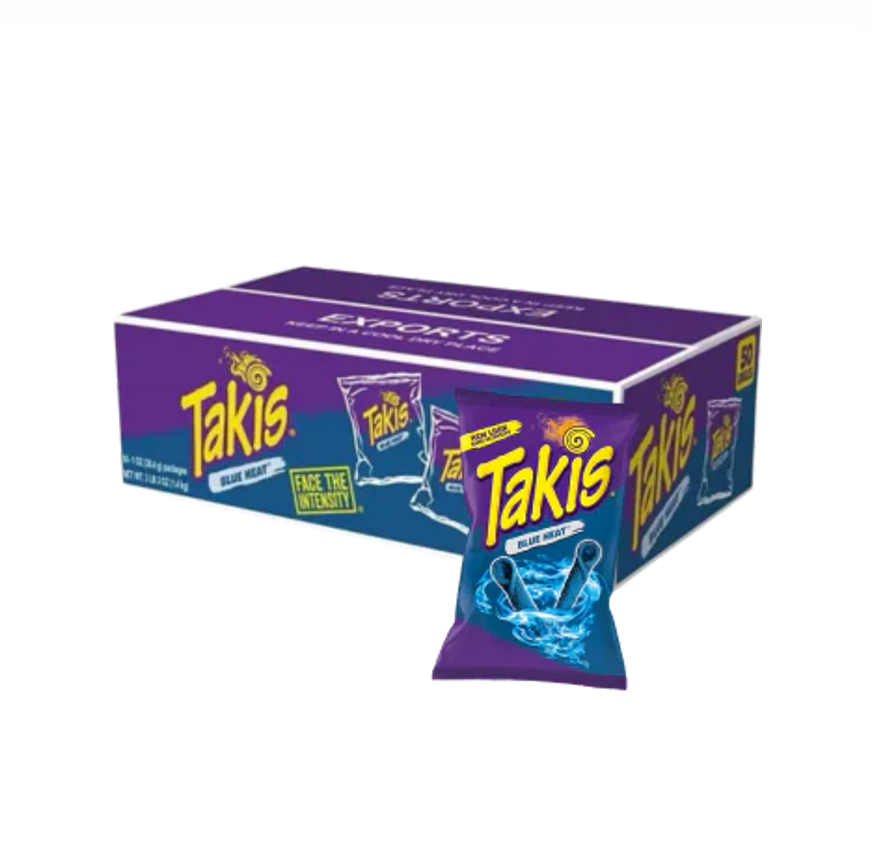TAKIS BLUE HEAT 3.25OZ/20CT