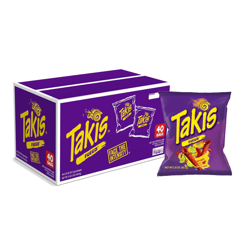TAKIS FUEGO 3.25OZ/40CT