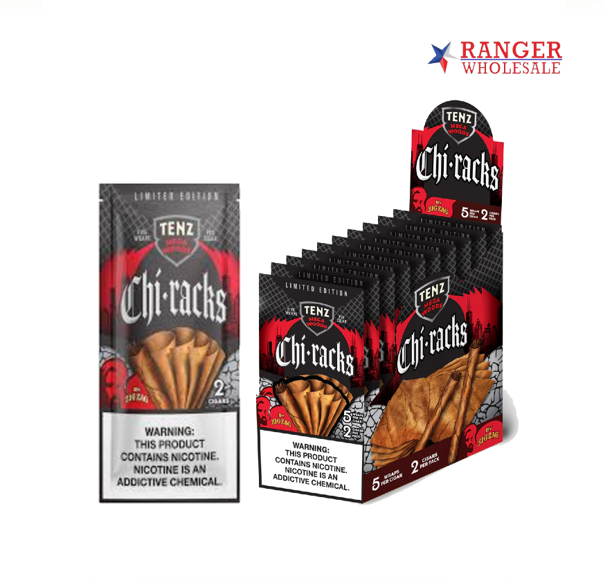TENZ LEAF CIGAR2/8CT CHI RACKS