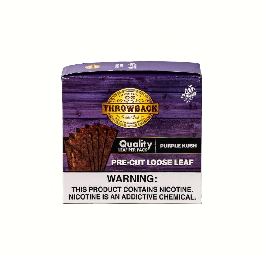 THROWBACK LOOSE LEAF8CT P KUSH