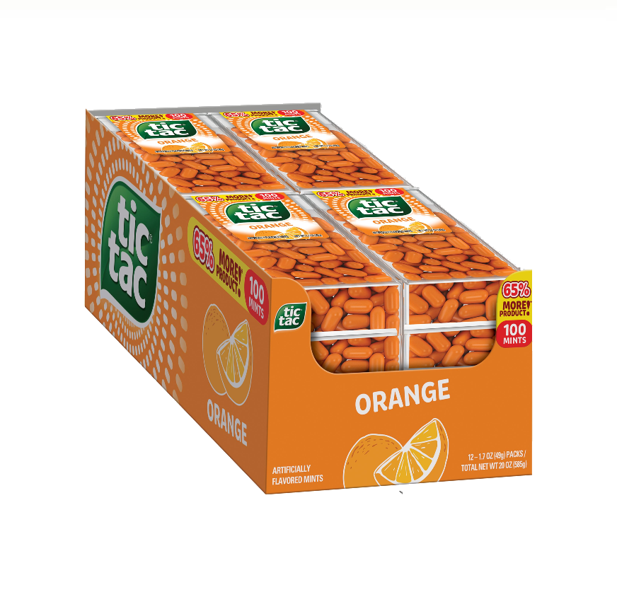 TIC TAC ORANGE 1.7oz12CT
