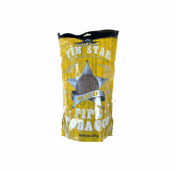 TIN STAR 8 OZ LG- GOLD
