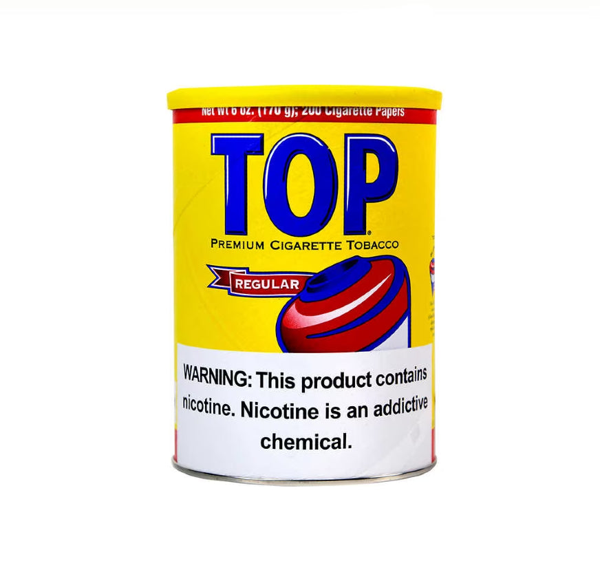 TOP CIG TOBACCO REG 6OZ CAN