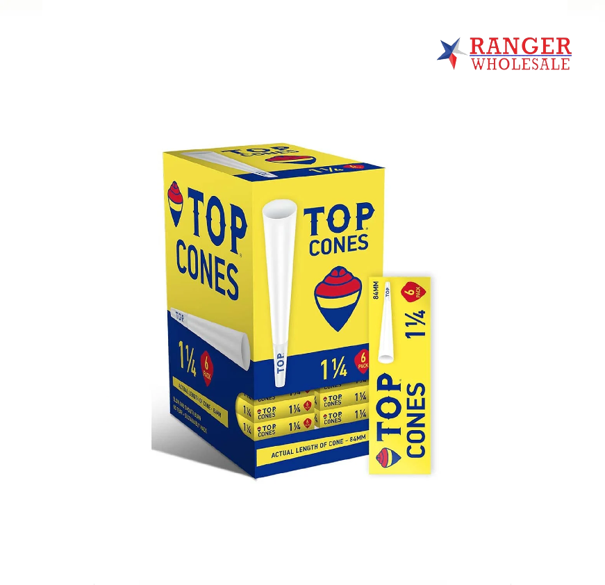 TOP CONE 84MM 1 1/4 6PK 72CT