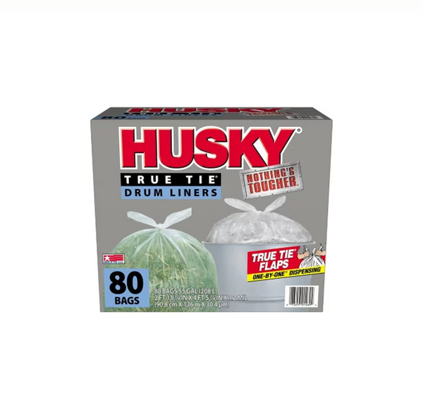 TRASH BAG HUSKY 55G 80CT