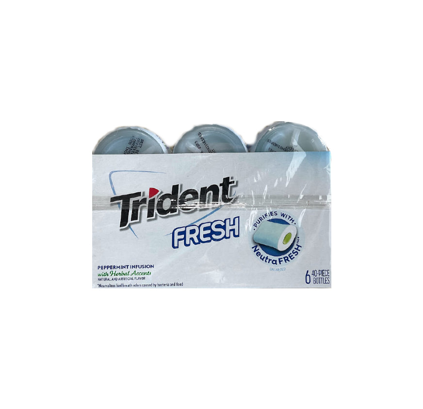 TRIDENT FRESH BTL SPEARMINT6CT