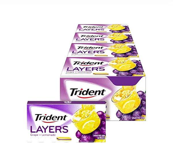 TRIDENT LAYERS GRAPE LEMONADE