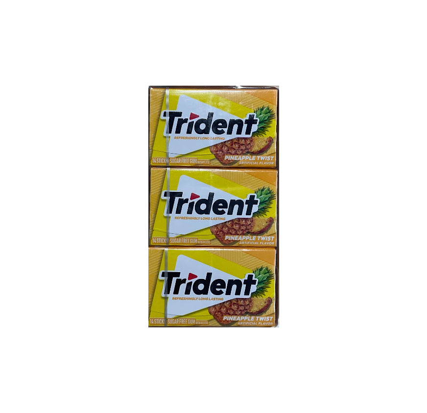 TRIDENT 14/12PKPINEAPPLE TWIST