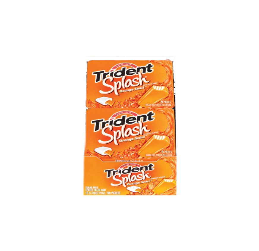 TRIDENT SPLASH ORANGE SWIRL 9
