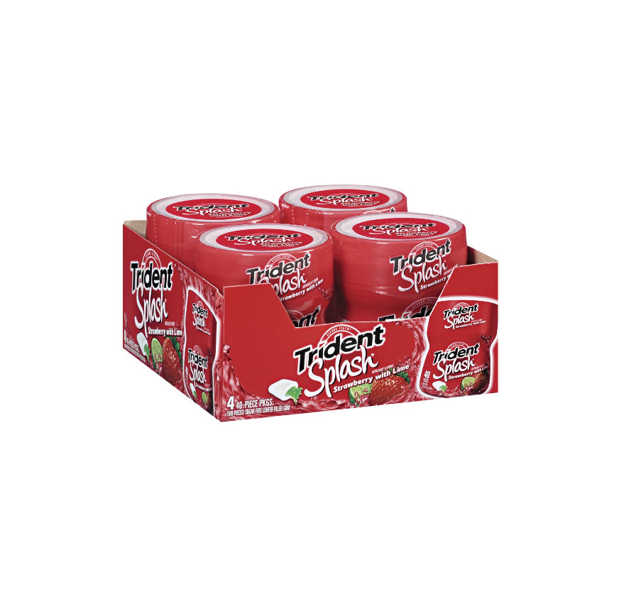 TRIDENT SPLASH STRAWBERRY BOTT