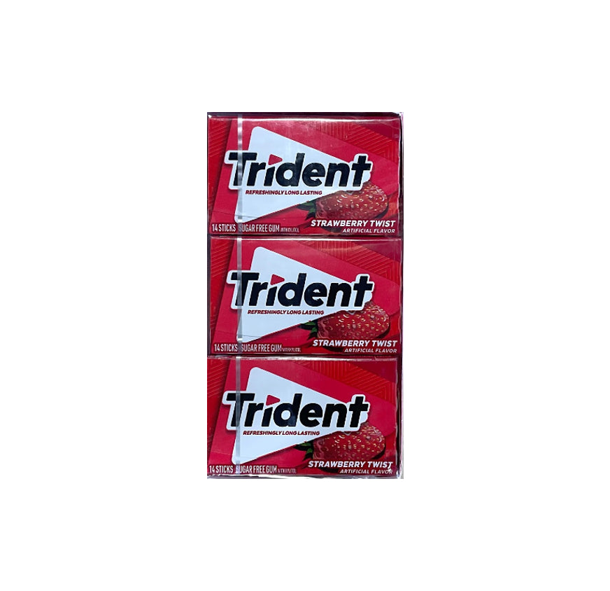 TRIDENT-STRAWBERRY Twist -14ct