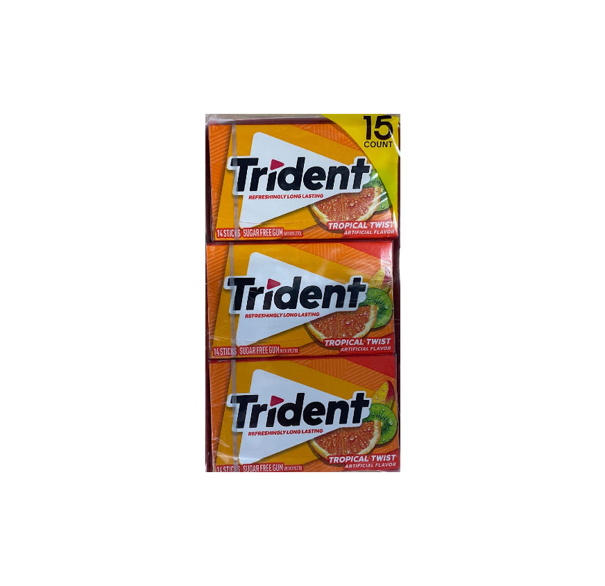 TRIDENT 14/12PK TROPICAL TWIST