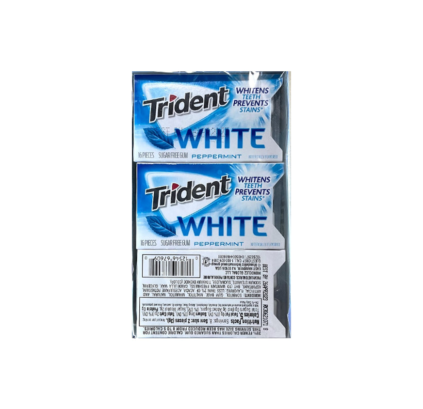 TRIDENT WHITE 16/9 PEPPERMINT