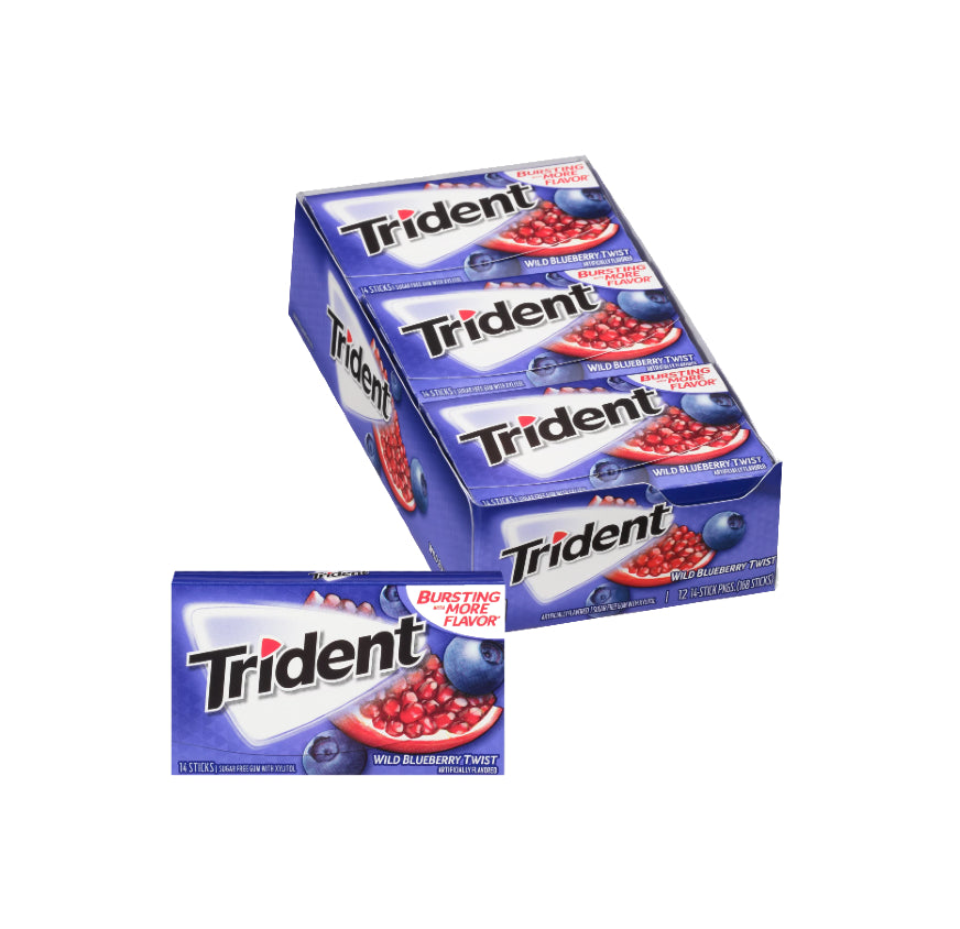 TRIDENT WILD BLUEBRRY TWIST 12