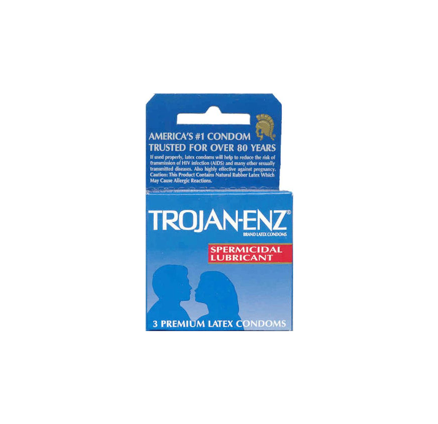 TROJAN SPERMICIDAL (BLUE)(RED)