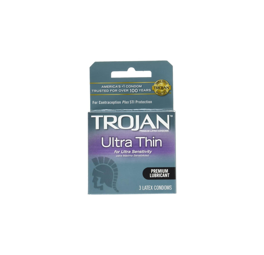 TROJAN ULTRA THIN (GREY) 6PC