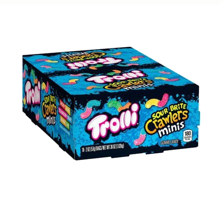 TROLLI  S BRITE CRAW 2OZ18CT