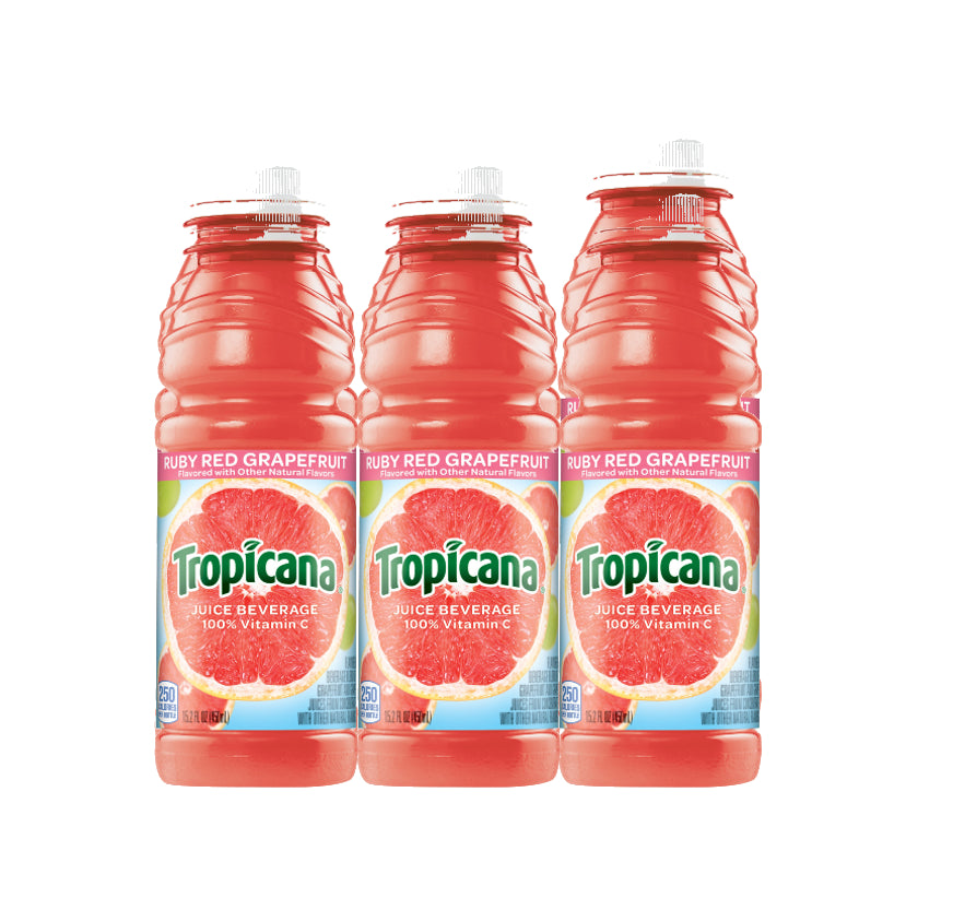 TROPICANA 16OZ12CT RUBY GRAPE