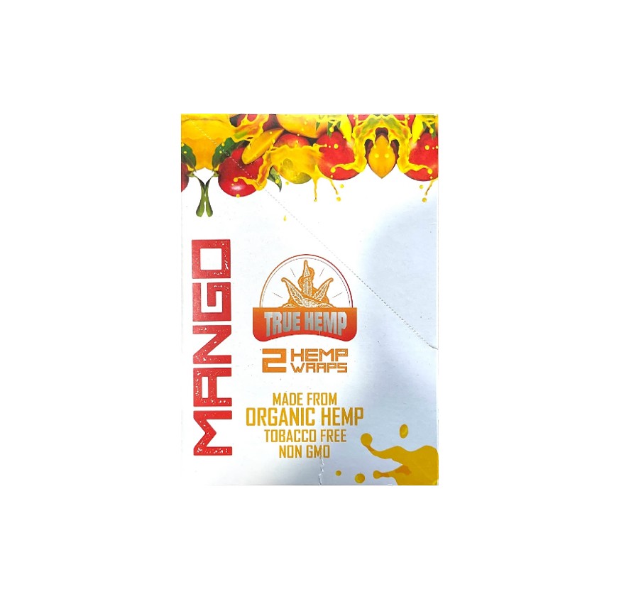 TRUE HEMP WRAP2/25PK MANGO