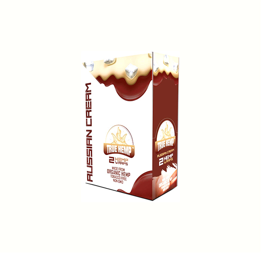 TRUE HEMP WRAP2/25PK RUS CREAM