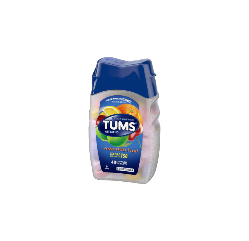 TUMS ASS FRUIT 48CT SINGLE