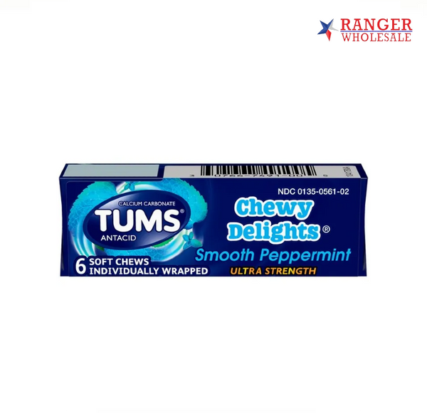 TUMS DELIGHTS SMOOTH PEPPERMIN